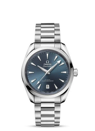 Omega - 220.10.38.20.03.003  Seamaster Aqua Terra 150M Master Chronometer 38 Stainless Steel / Atlantic Blue / Bracelet