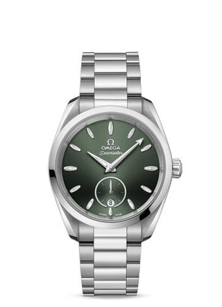 Omega - 220.10.38.20.10.001  Seamaster Aqua Terra 150M Master Chronometer Small Seconds 38 Stainless Steel / Green / Bracelet