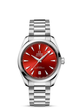 Omega - 220.10.38.20.13.003  Seamaster Aqua Terra 150M Master Chronometer 38 Stainless Steel / Terracotta / Bracelet