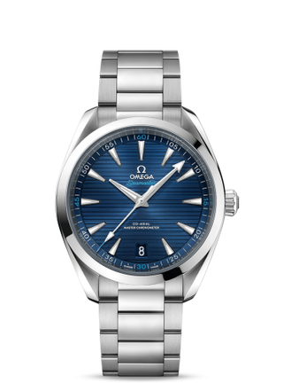 Omega - 220.10.41.21.03.001  Seamaster Aqua Terra 150M Master Chronometer 41 Stainless Steel / Blue / Bracelet