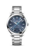 Omega - 220.10.41.21.03.002  Seamaster Aqua Terra 150M Master Chronometer 41 Stainless Steel / Blue / Bracelet