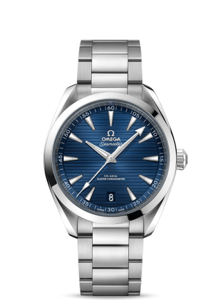 Omega - 220.10.41.21.03.003  Seamaster Aqua Terra 150M Master Chronometer 41 Stainless Steel / Blue / Bracelet / Beijing 2022