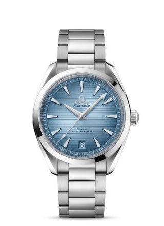 Omega - 220.10.41.21.03.005  Seamaster Aqua Terra 150M Master Chronometer 41 Stainless Steel / Summer Blue / Bracelet