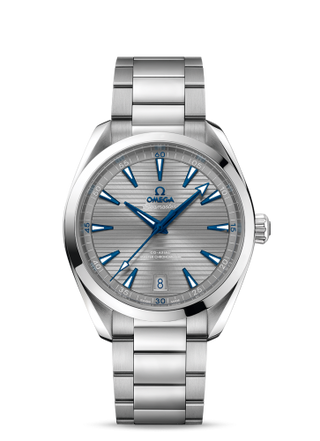 Omega - 220.10.41.21.06.001  Seamaster Aqua Terra 150M Master Chronometer 41 Stainless Steel / Grey / Bracelet