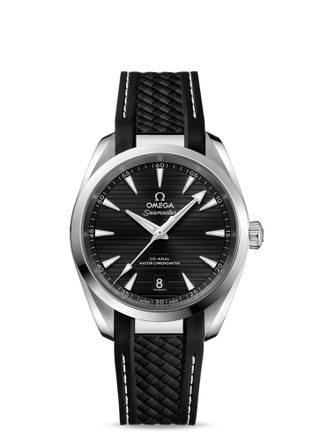 Omega - 220.12.38.20.01.001  Seamaster Aqua Terra 150M Master Chronometer 38 Stainless Steel / Black / Rubber