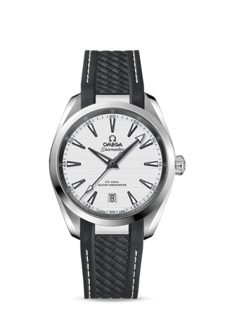 Omega - 220.12.38.20.02.001  Seamaster Aqua Terra 150M Master Chronometer 38 Stainless Steel / Silver / Rubber