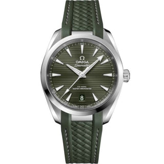 Omega - 220.12.38.20.10.001  Seamaster Aqua Terra 150M Master Chronometer 38 Stainless Steel / Green / Rubber