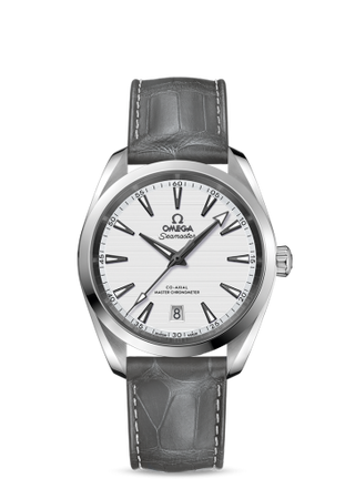 Omega - 220.13.38.20.02.001  Seamaster Aqua Terra 150M Master Chronometer 38 Stainless Steel / Silver / Alligator