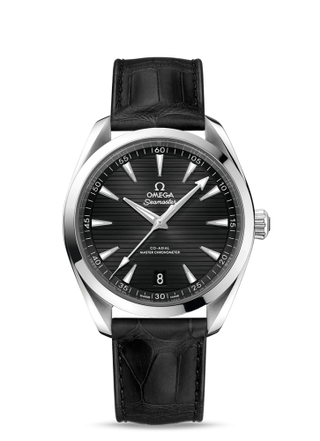 Omega - 220.13.41.21.01.001  Seamaster Aqua Terra 150M Master Chronometer 41 Stainless Steel / Black / Alligator