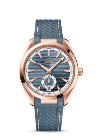 Omega - 220.52.41.21.03.002  Seamaster Aqua Terra 150M Master Chronometer Small Seconds 41 Sedna Gold / Blue / Rubber