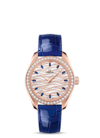 Omega Seamaster Aqua Terra 150M Master Chronometer 34 Sedna Gold / Diamond / Snow Diamond / Alligator (220.58.34.20.99.005)