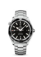 Omega Seamaster Planet Ocean 600M Co-Axial 37.5 Stainless Steel / Diamond / Black / Alligator (2201.50.00)