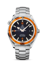 Omega Seamaster Planet Ocean 600M Co-Axial 43.5 GMT Titanium / Blue / Bracelet (2208.50.00)