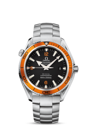 Omega - 2209.50.00  Seamaster Planet Ocean 600M Co-Axial 42 Stainless Steel / Orange / Bracelet