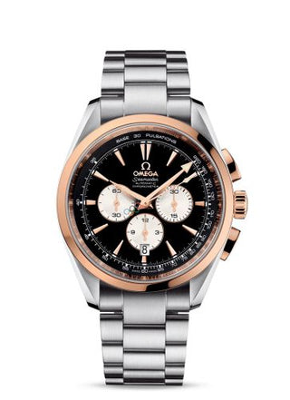 Omega - 221.20.42.40.01.001  Seamaster Aqua Terra 150M Automatic 42.2 Chronograph Stainless Steel / Red Gold / Beijing Olympics 2008