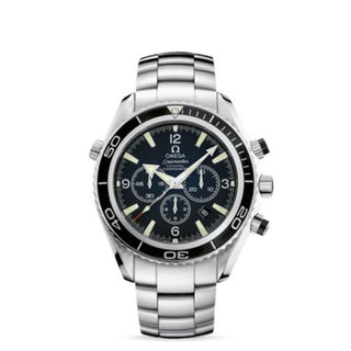 Omega - 2210.50.00  Seamaster Planet Ocean 600M Co-Axial 45.5 Chronograph Stainless Steel / Black / Bracelet