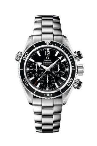 Omega - 222.30.38.50.01.001  Seamaster Planet Ocean 600M Co-Axial 37.5 Chronograph Stainless Steel / Black / Bracelet