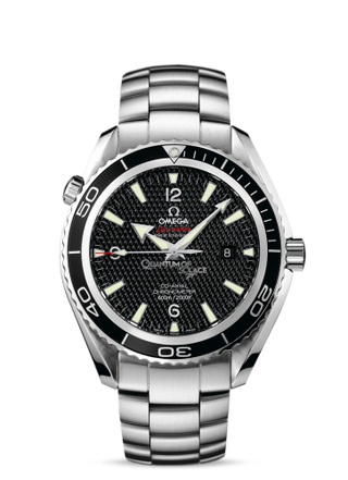 Omega - 222.30.46.20.01.001  Seamaster Planet Ocean 600M Co-Axial 45.5 Stainless Steel / Black / Bracelet / Quantum of Solace