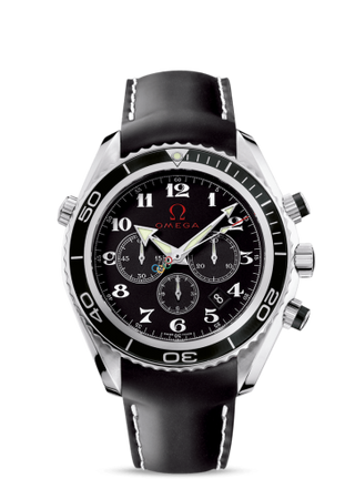 Omega - 222.32.46.50.01.001  Seamaster Planet Ocean 600M Co-Axial 45.5 Chronograph Stainless Steel / Black / Rubber / Olympic Timeless