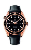 Omega Seamaster Planet Ocean 600M Co-Axial 42 Stainless Steel / Black / Alligator (222.62.46.20.01.001)