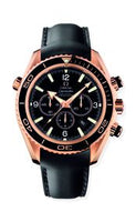 Omega Seamaster Planet Ocean 600M Co-Axial 42 Stainless Steel / Black / Alligator (222.62.46.50.01.001)