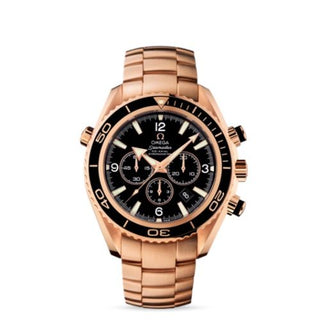 Omega - 222.60.46.50.01.001  Seamaster Planet Ocean 600M Co-Axial 45.5 Chronograph Red Gold / Black / Bracelet