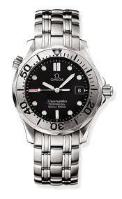 Omega - 2260.50.00  Seamaster Diver 300M Quartz 36.25 Stainless Steel / Black / Bracelet / Japan