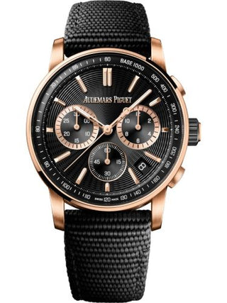 Audemars Piguet - 26393NR.OO.A002KB.02  CODE 11.59 Chronograph Selfwinding Pink Gold / Ceramic / Black