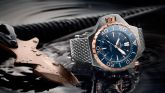 Omega - 227.60.55.21.03.001  Seamaster PloProf Co-Axial Master Chronometer Titanium / Sedna Gold / Blue