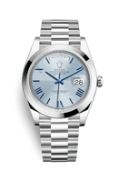 Rolex Day-Date 40 White Gold / White - Roman (228206-0001)