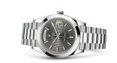 Rolex - 228206-0011  Day-Date 40 Platinum / Grey Tuxedo