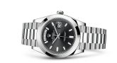 Rolex - 228206-0013  Day-Date 40 Platinum / Black - Diamond