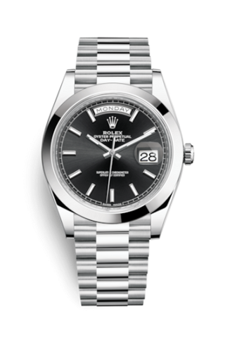 Rolex - 228206-0031  Day-Date 40 Platinum / Black