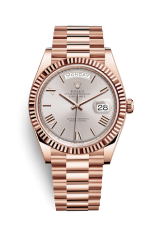 Rolex - 228235-0001  Day-Date 40 Everose / Sundust - Roman