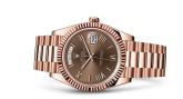 Rolex - 228235-0002  Day-Date 40 Everose / Chocolate - Roman