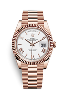 Rolex Day-Date 40 Platinum / White - Roman (228235-0032)