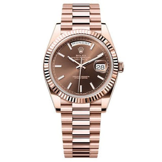 Rolex - 228235-0053  Day-Date 40 Everose / Chocolate