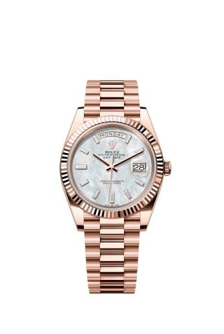 Rolex - 228235-0056  Day-Date 40 Everose / MOP - Baguette