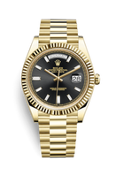 Rolex Day-Date 40 Yellow Gold / Champagne - Baguette (228238-0004)