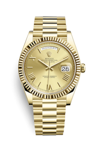 Rolex - 228238-0006  Day-Date 40 Yellow Gold / Champagne - Roman