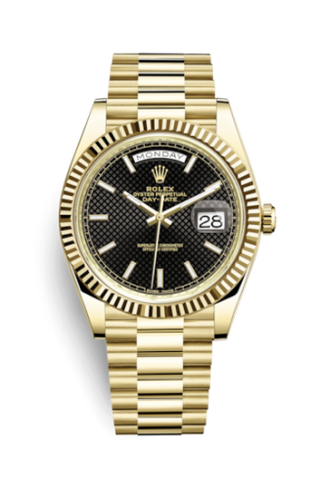 Rolex - 228238-0007  Day-Date 40 Yellow Gold / Black