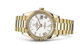 Rolex - 228238-0042  Day-Date 40 Yellow Gold / White - Roman