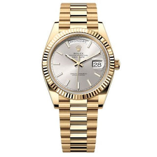 Rolex - 228238-0066  Day-Date 40 Yellow Gold - Fluted / Silver