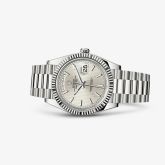 Rolex - 228239-0001  Day-Date 40 White Gold / Stripe Motif