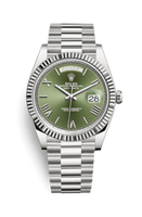 Rolex Day-Date 40 White Gold - Diamond / Paved (228239-0033)