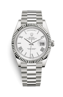 Rolex Day-Date 40 White Gold / Paved (228239-0046)