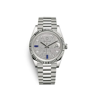 Rolex - 228239-0049  Day-Date 40 White Gold / Paved