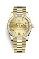 Rolex Day-Date 40 White Gold -  Diamond / Silver Quadrant (228348RBR-0003)