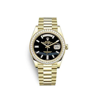 Rolex - 228348RBR-0039  Day-Date 40 Yellow Gold - Diamond / Onyx