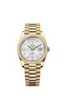 Rolex Day-Date 40 Yellow Gold - Baguette / MOP - Baguette (228348RBR-0046)